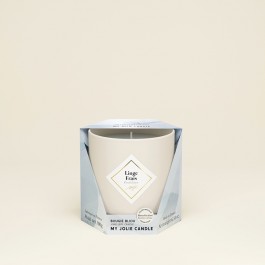 mjc ジュエリーキャンドル180g ザー・エッセンシャル フレッシュリネン ビーズベージュ　ゴールドブレスレット　 linge frais-BEIGE RESIN-GOLD BRACELET